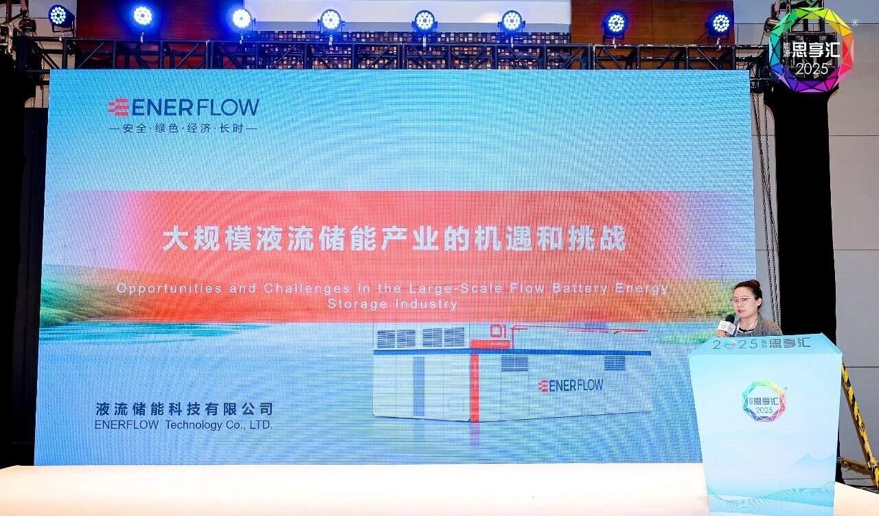 液流储能科技出席“2025能源思享汇”，阐述大规模液流储能产业的机遇与挑战